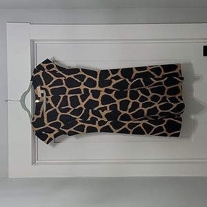 Michael Kors Giraffe Print A-line Dress